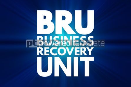 Business: BRU - Business Recovery Unit acronym business concept backgroun #16209 Photo