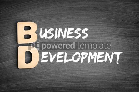 Business: BD - Business Development acronym business concept on blackboar #16296 Photo