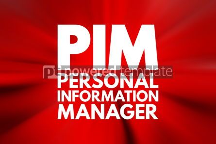 Business: PIM - Personal Information Manager acronym business concept bac #16534 Photo