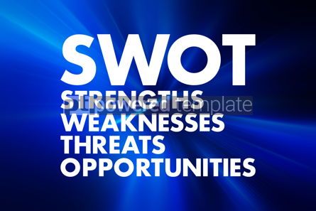 비즈니스: SWOT Analysis business concept strengths weaknesses threats a #16589 사진