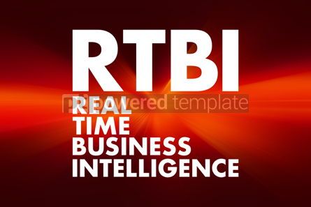 Business: RTBI - Real Time Business Intelligence acronym business concept #16613 Photo