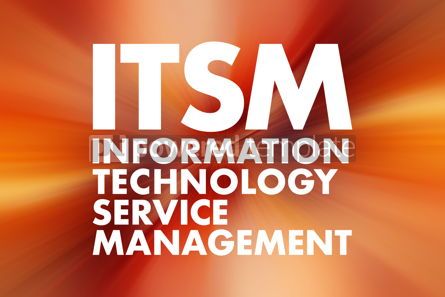 Business: ITSM - Information Technology Service Management acronym busine #16634 Photo