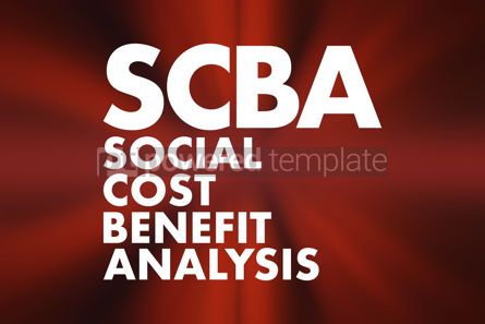 비즈니스: SCBA - Social Cost Benefit Analysis acronym business concept ba #16673 사진