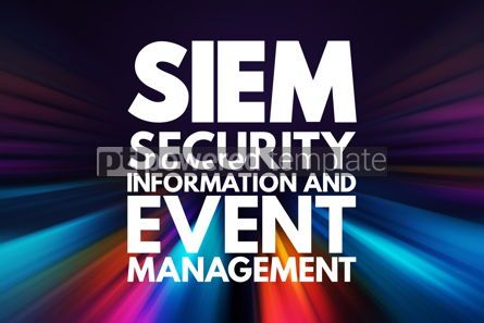 Business: SIEM - Security Information and Event Management acronym busine #16732 Photo