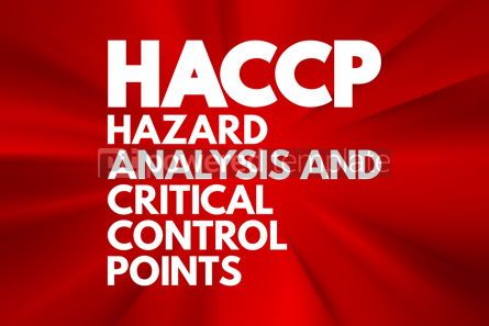 비즈니스: HACCP - Hazard Analysis and Critical Control Points acronym con #16749 사진