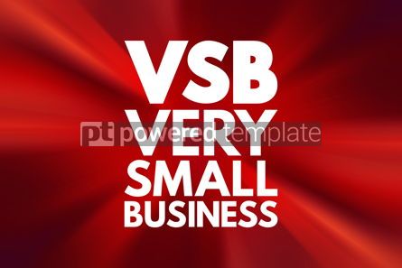 Business: VSB - Very Small Business acronym business concept background #16866 Photo