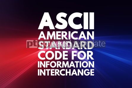 Business: ASCII - American Standard Code for Information Interchange acron #16874 Photo