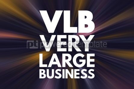 Business: VLB - Very Large Business acronym business concept background #16878 Photo