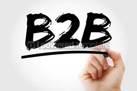 Business: B2B - Business To Business acronym concept background #17087 Photo