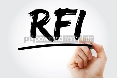 Business: RFI - Request For Information acronym with marker business conc #17254 Photo