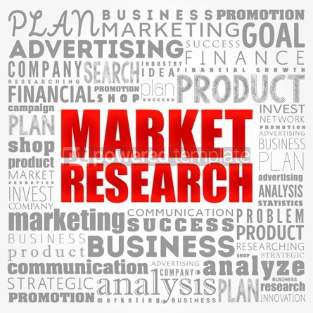 Business: Market research word cloud collage business concept background #17331 Photo