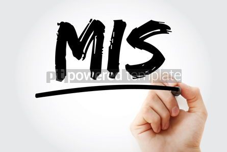 Business: MIS - Management Information System acronym with marker busines #17447 Photo