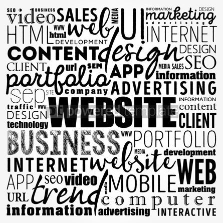 WEBSITE word cloud collage business concept background Stock Photo 79188