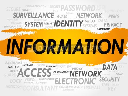 Business: INFORMATION word cloud #18003 Photo