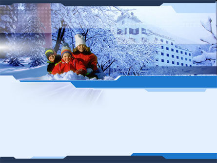 冬季免费PowerPoint模板, 免费 PowerPoint模板, 00016, 假日/特殊场合 — PoweredTemplate.com