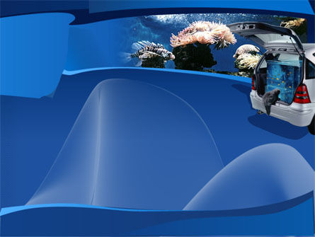 Sea Vakantie PowerPoint Template, 00025, Natuur & Milieu — PoweredTemplate.com