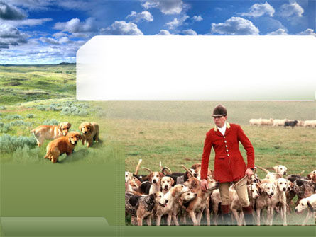 Dog Breeding Free PowerPoint Template, Free PowerPoint Template, 00033, Animals and Pets — PoweredTemplate.com