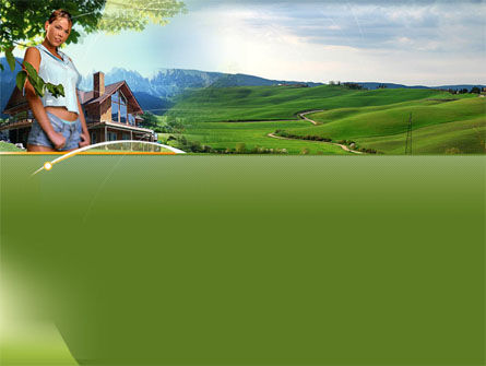 农村PowerPoint模板, 免费 PowerPoint模板, 00044, 自然与环境 — PoweredTemplate.com