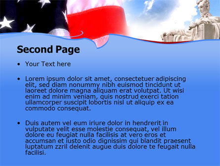 Capitol PowerPoint Template, Slide 2, 00052, America — PoweredTemplate.com