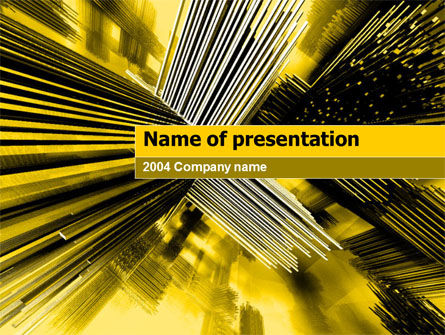 3D Sepia PowerPoint Template, 00061, Abstract/Textures — PoweredTemplate.com