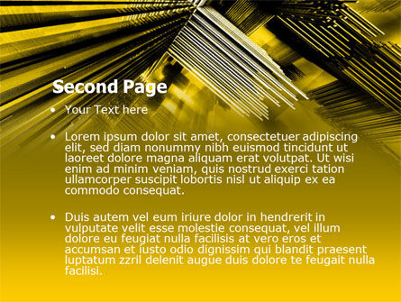3D Sepia PowerPoint Template, Slide 2, 00061, Abstract/Textures — PoweredTemplate.com