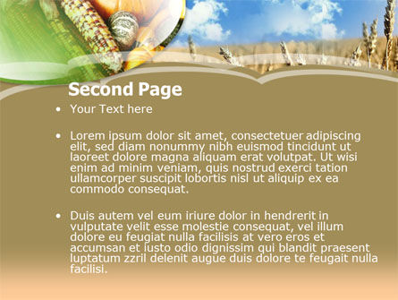 Modèle PowerPoint gratuit de agriculture, Diapositive 2, 00072, Arrière-plans PowerPoint gratuits — PoweredTemplate.com