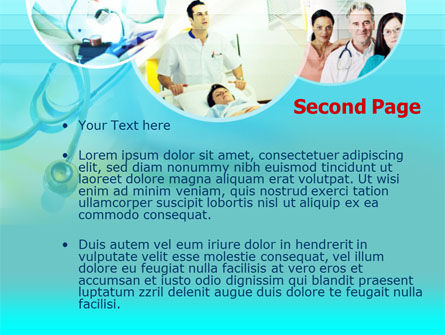 Plantilla de PowerPoint - enfermera de servicio, Diapositiva 2, 00089, Médico — PoweredTemplate.com