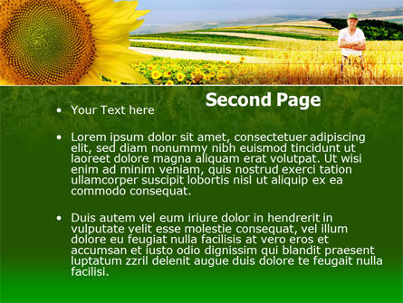 Agronomie PowerPoint Vorlage, Folie 2, 00093, Landwirtschaft — PoweredTemplate.com