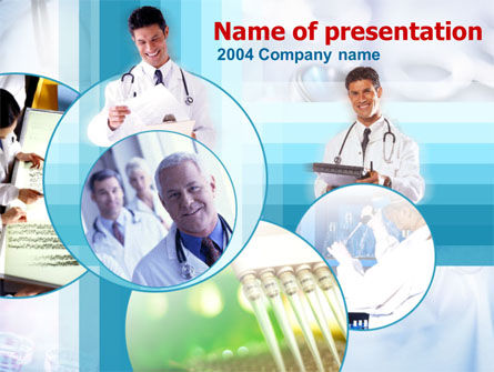 Modello PowerPoint - Medici di medicina, Gratis Modello PowerPoint, 00107, Medico — PoweredTemplate.com