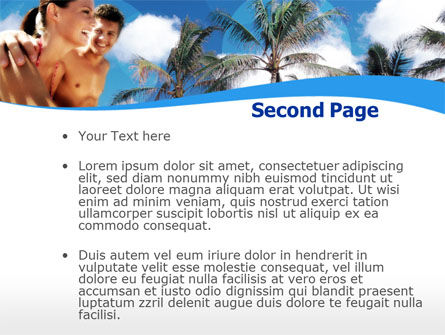 Exotic Vacation PowerPoint Template, Slide 2, 00131, Health and Recreation — PoweredTemplate.com