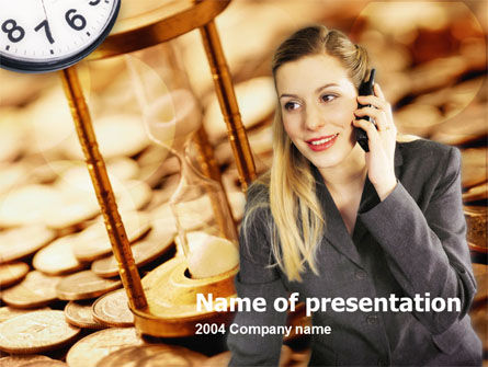 Bedrijfssecretaresse PowerPoint Template, Gratis PowerPoint-sjabloon, 00149, Bedrijf — PoweredTemplate.com