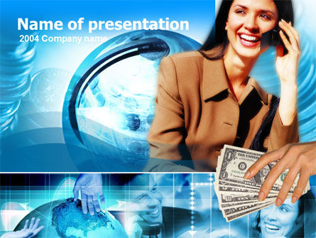商务电话免费PowerPoint模板, 免费 PowerPoint模板, 00151, 财务/会计 — PoweredTemplate.com