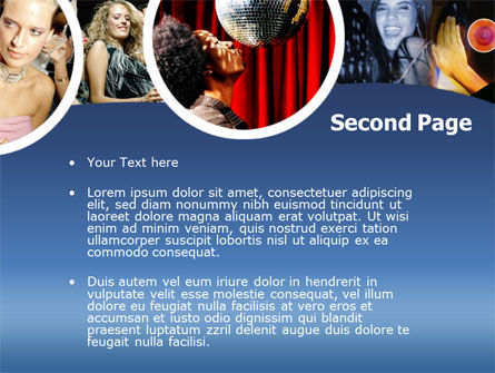 Templat PowerPoint Momen Pesta, Slide 2, 00167, Art & Entertainment — PoweredTemplate.com