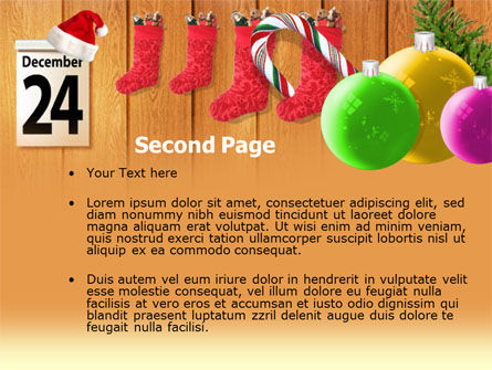 25th December PowerPoint Template, Slide 2, 00179, Holiday/Special Occasion — PoweredTemplate.com