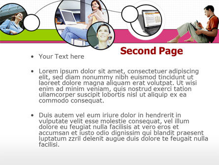 Business Online PowerPoint Template, Slide 2, 00206, Technology and Science — PoweredTemplate.com