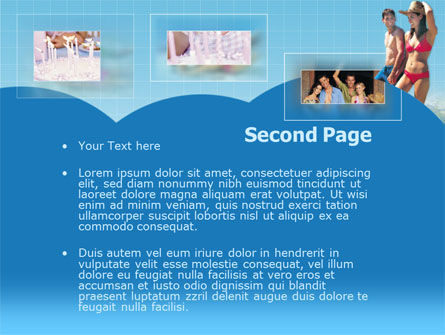 Couples Resort PowerPoint Template, Slide 2, 00208, Art & Entertainment — PoweredTemplate.com