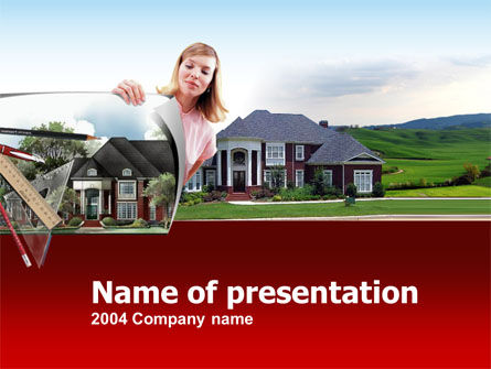 Templat PowerPoint Real Estat Pribadi, Gratis Templat PowerPoint, 00226, Real Estate — PoweredTemplate.com