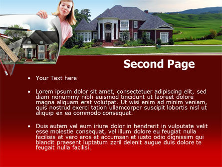 Templat PowerPoint Real Estat Pribadi, Slide 2, 00226, Real Estate — PoweredTemplate.com