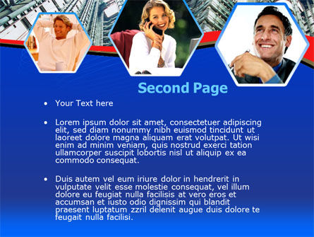 Modello PowerPoint Gratis - Concetti di affari, Slide 2, 00230, Concetti del Lavoro — PoweredTemplate.com