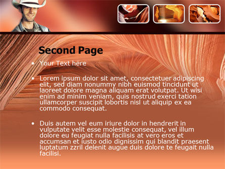Modèle PowerPoint gratuit de grand canyon, Diapositive 2, 00238, Nature / Environnement — PoweredTemplate.com
