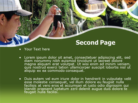 Templat PowerPoint Gratis Hutan Hujan Sedang Belajar, Slide 2, 00240, Abstrak/Tekstur — PoweredTemplate.com