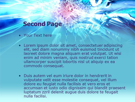 Midnight Blue Abstract PowerPoint Template, Slide 2, 00244, Abstract/Textures — PoweredTemplate.com