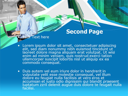 Modèle PowerPoint de affaires et ordinateurs, Diapositive 2, 00245, Concepts commerciaux — PoweredTemplate.com