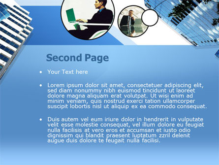 Templat PowerPoint Pencakar Langit Kantor, Slide 2, 00275, Bisnis — PoweredTemplate.com