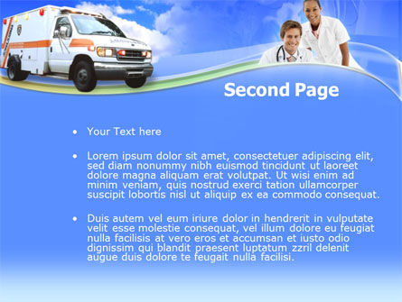 Modèle PowerPoint de aide d'urgence, Diapositive 2, 00288, Médical — PoweredTemplate.com