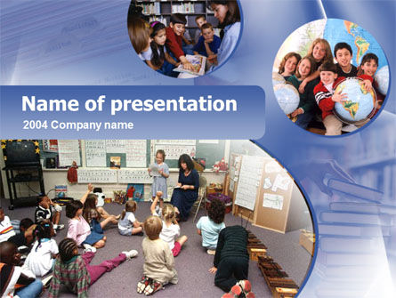 Lager Onderwijs PowerPoint Template, 00290, Education & Training — PoweredTemplate.com