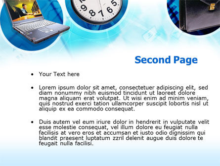 Plantilla de PowerPoint - gestión del tiempo, Diapositiva 2, 00292, Conceptos de negocio — PoweredTemplate.com