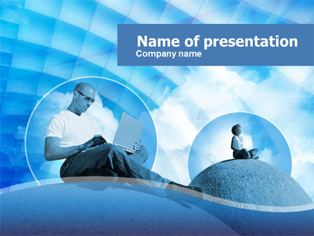 Modèle PowerPoint de calme, Gratuit Modele PowerPoint, 00297, Concepts commerciaux — PoweredTemplate.com