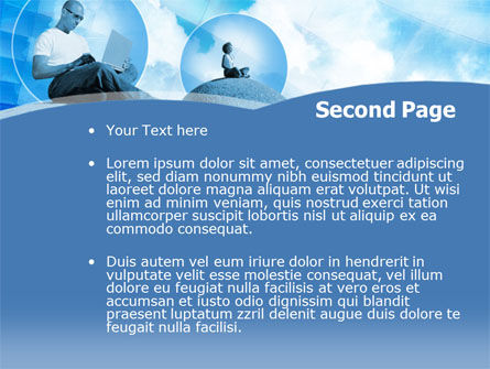 Plantilla de PowerPoint - calma, Diapositiva 2, 00297, Conceptos de negocio — PoweredTemplate.com