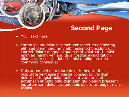 Car Design PowerPoint Template, Slide 2, 00307, Cars and Transportation — PoweredTemplate.com